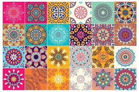 Clarissa 24 db-os dekor falmatrica szett, 10 x 10 cm - Ambiance