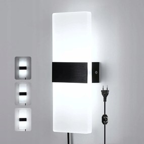Led fali lámpa 12 W Modern akril világítás