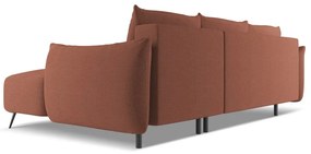 Rózsaszín sarokkanapé (jobb oldali) Malie – Makamii