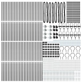 Kerítésoszlopok Spike-kal 52 db Ø32 mm 170 cm Horganyzott Acél