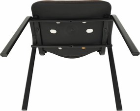 Irodai szék, barna, ISO NEW