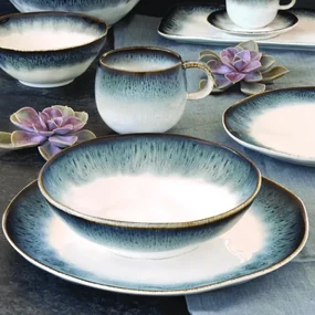 Porcelán nagy tál 22 cm kék Easy Life NUANCES Blue
