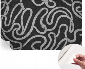 Öntapadós Stílusos Dekoratív Fotótapéta Csavaros formák 416x254 cm