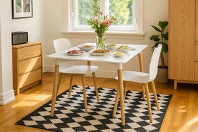 Téglalap alakú asztal 120 x 80 x 74 cm