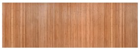 négyszögletű természetes bambusz szőnyeg 100 x 300 cm