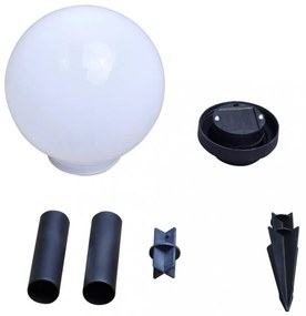 8 db kültéri gyalogjáró LED-lámpa cölöppel 15 cm
