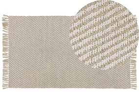 Bézs jutaszőnyeg 80 x 150 cm ALADAG Beliani