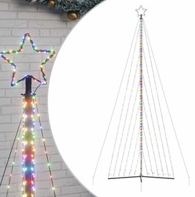 színes LED karácsonyfa 789 LED 476 cm