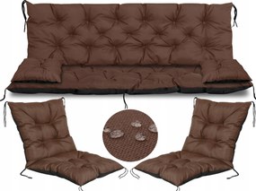 Kerti padpárna 100x60x50 cm 2 db székpárna 50x50x50 cm