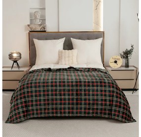 Mikroplüss takaró GLENMOORE, zöld Méret: 160 x 200 cm