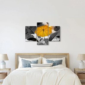 Egy sárga esernyő képe (90x60 cm)