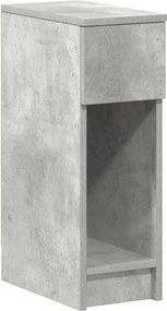 vidaXL betonszürke éjjeliszekrény fiókkal 20 x 36 x 60 cm