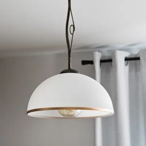 Csillár rúdon RETRO 1xE27/60W/230V fekete patina