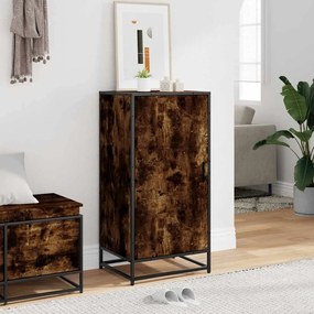füstös tölgy színű szerelt fa cipőtartó 48x38x97,5 cm