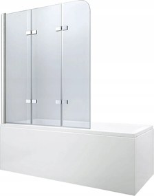 Kád Kádparaván 3 Szárnyú Háromrészes 120CM Összecsukható 6MM