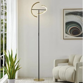 Eglo 901973-LED dimmelhető állólámpa CASTELPOTO 2xLED/8,8W/230V arany/fekete