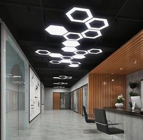 LED csillár zsinóron LED/20W/230V fekete