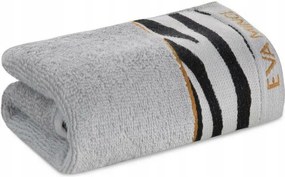 Eva törölköző 30x50 ezüst frottír pamut 500 g/m2 Eva Minge