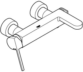 GROHE 33553AL3 - PLUS kádcsaptelep, grafitszínű