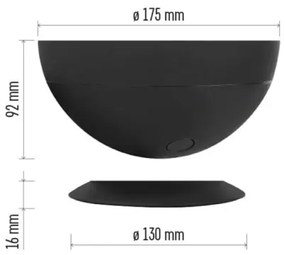 LED RGB Dimmelhető asztali lámpa GoSmart LED/7W/230V Wi-Fi fekete