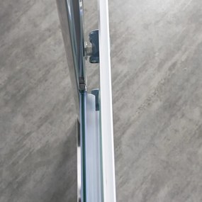 Spirit Matt 80x80x194 cm-es szögletes zuhanykabin, erősített akril zuhanytálcával