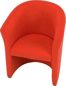 Klub fotel, narancssárga, CUBA