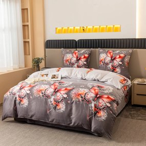 Mikroszálas ágynemű FLARISSE szürke Ágyneműhuzat mérete: 70 x 80 cm | 140 x 200 cm