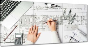 Festmények 180x90 Építész rajz terv