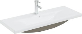 vidaXL fehér kerámia beépíthető mosdókagyló csapteleppel 101x39x18 cm