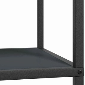 Konyhai tárolópolc polcokkal tárolóval Antracit Acél