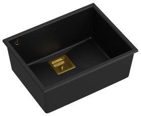 gránit mosogató DAVID 50 Black