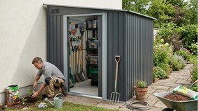 bádog kerti ház LANITPLAST WANDHAUS 56 ANTRACIT LG4362