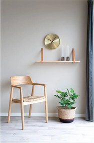 Natúr színű tömörfa karfás étkezőszék Getafe – House Nordic