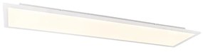 Modern mennyezeti lámpa acél 120 cm LED-del, 4 fokozatban szabályozható - Liv