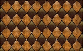 Flizelin fotótapéta Rombusz Bőr Vintage Elegancia 312x219 +ragasztó