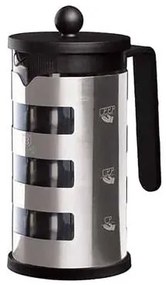 BerlingerHaus Dugattyús kávé- és teafőző (600 ml) Black Silver Collection  BH/7806