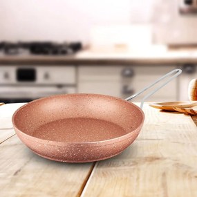 Classic rózsaszín alumínium serpenyő, ø 28 cm - Güral Porselen