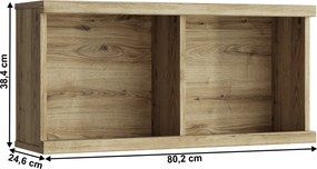 Fali polc 80, navarra tölgy, DORSI