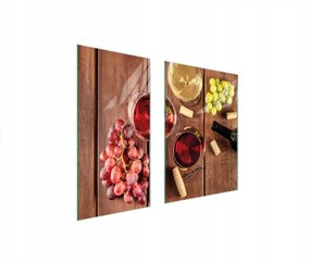 Üveg Védőlap Deszka 75x52 Bor Edzett Üveg