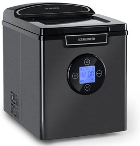 Klarstein Icemeister 2G, jégkocka készítő, 12 kg/24 h, LCD kijelző, rozsdamentes acél
