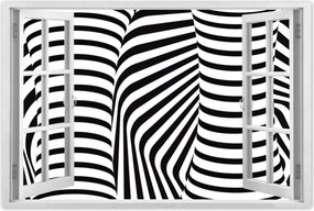 Poszterek 120x80 Absztrakt fekete-fehér