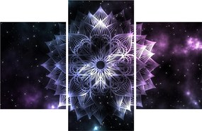 Kép - Lótusz mandala az űrben (90x60 cm)