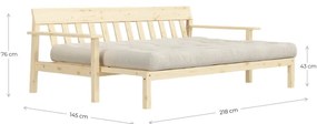 Unwind Linen kinyitható kanapé - Karup Design