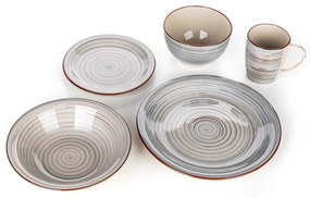 Banquet Spiral Grey 30 db-os étkészlet