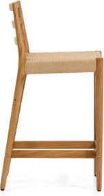 Natúr színű tölgyfa bárszék (ülésmagasság 65 cm) Analy – Kave Home