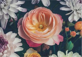 Fotótapéta Flizelin Fali Ragasztó Szett Virágos harmónia 208x146 Ragasztó