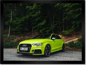 Poszterek keretben 40x30 Lime Audi Auto