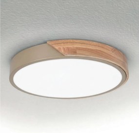 BRILAGI - LED Mennyezeti lámpa PILANA LED/24W/230V tölgy/bézs Ø 30 cm