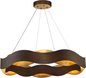 Quintiesse Vaughan QN-VAUGHAN-P-L-BRZ-GD Függőlámpa 1x105W/LED 3000K 1854lm IP20