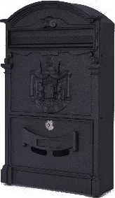 POSTALÁDA ÖNTÖTT XL FEKETE CIMERESARTHUR 29*47 PB-301AL
